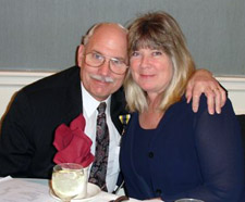 Secretary Steve Coye and wife Mary (Just Married!) - Photo by Joyce Armstrong