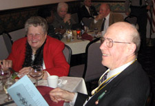 Carol and Past President Lewis Slocum - Photo by Duane Booth