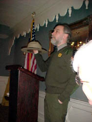 Guest Speaker Ranger Joe Craig of the Saratoga National Historical Park.