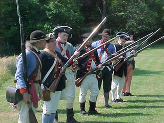 The Saratoga Battlefield Musket Team