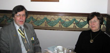 Genealogist Dennis Marr and wife Sandra - Photo by Duane Booth