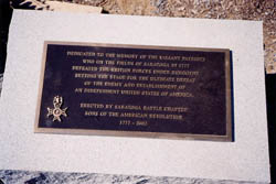 SAR Monument - Saratoga National Cemetery, photo: Dennis Marr