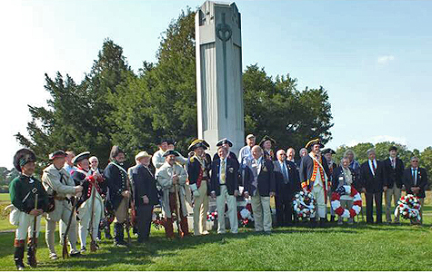 All of the SAR members present at the ceremony.